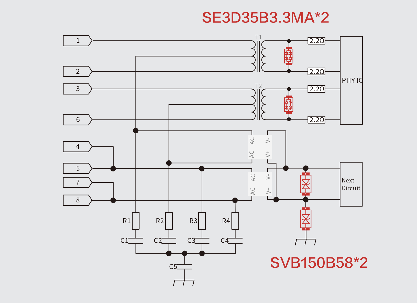 Semiware推出针对RJ45-Ethernet-Switch接口的Surge/ESD保护方案