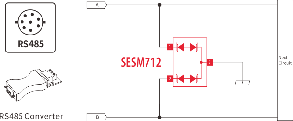 SM712在RS485接口中的应用